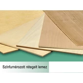 furnérozott rétegelt lemez