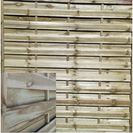 Fa kerítéselem telített fenyő STANDARD 1800x1800 mm   lamella kerítés 30x40 mm keret GW