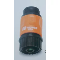 Locsolótömlő csatlakozó 3/4" STOP kivitel CLICK-ACC TRUPER