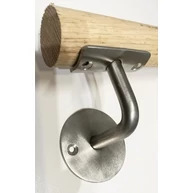 Lépcsőkorlát tartó konzol hengeres korláthoz átm. 70 mm  INOX hajlított korlát tartókar RE HU++