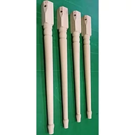 Asztalláb A mintás juharfa 55x55x720 mm 4 db láb / csomag 1. sz.