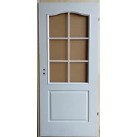 Beltéri ajtó betétmintás M1  100x210 cm FÜ jobb gerébtokkal FEHÉR üvegszorító kerettel MAS
