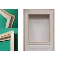 Üvegezőléc keret szögletes M3 fenyőfa 700x883 mm