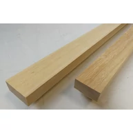 Gyalult négyszögléc kőrisfa 25x38x1300 mm stafni fa barkácsléc (koto)