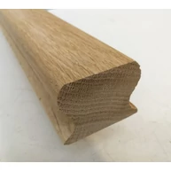 Lépcsőkorlát kapaszkodó omega tölgyfa 43x55x2000 mm kézcsúsztató MF HU++