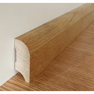 Szegélyléc tölgyfa D1 20x60x1800 mm parketta szegőléc rusztikus  HOE1