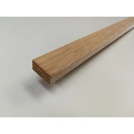 Gyalult négyszögléc tölgyfa 12x18x2400 mm keményfa barkácsléc JW*