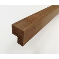 Gyalult négyszögléc nyárfa hőkezelt 20x25x2550 mm HT pipa profil HOE