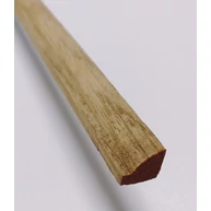 Gyalult sarokléc tölgyfa  8x9x2400 mm negyedkör háromszőgű léc HOE4