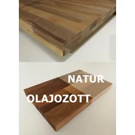Konyhai munkalap táblásított fekete diófa Rusztikus 2R HT 41 mm 1675x600 mm MDF