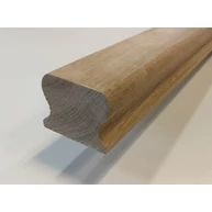Lépcsőkorlát kapaszkodó omega tölgyfa 43x55x2500 mm kézcsúsztató MF HU++