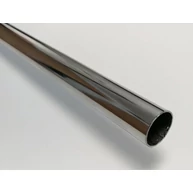 Lépcsőkorlát oszlop krómozott cső közbenső átm. 16x935 mm (sárga színjel)
