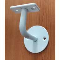 Lépcsőkorlát tartó konzol átm. 70 mm FEHÉR színű HAJLÍTOTT tartókar RAL 1001 MMF HU+