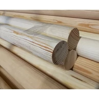 Lépcsőkorlát kapaszkodó rúdfa borovi fenyő átm. 45x2700 mm korlát farúd erdeifenyő HU+