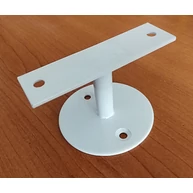 Lépcsőkorlát tartó konzol átm. 70 mm FEHÉR színű EGYENES tartókar RAL 1001 MMF HU+