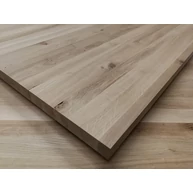 Asztallap táblásított tölgyfa TM 40 mm  850x750 mm Rusztikus 0,63 m2 / 21 kg / tábla HU++