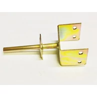 Oszloptartó talp betonozható 120x80 mm Y horganyzott MMF HU++