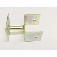 Oszloptartó talp lecsavarozható  80x60 mm Y talpas horganyzott MMF