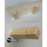 Polctartó konzol fenyőfa 180 mm lebegő polchoz kb. 5 kg. terhelhető karonként.