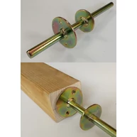 Oszloptartó talp betonozható  csapos átm. 70 mm talp rész MMF HU+