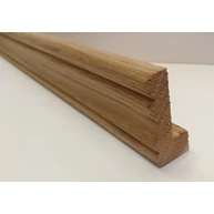 Gyalult pipaléc tölgyfa 20x45x2000-2200 mm profil mart saroktakaró léc HU++