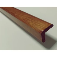 Gyalult pipaléc borovi fenyő 20x20x2400 mm íves élű DIÓ színű takaróléc HOE2