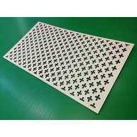 Díszítő falap nyárfa rétegelt lemez GA 310x570 mm 0,176 m2/tábla perfet dekor apácarács RZ HU++