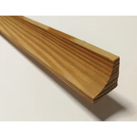Gyalult sarokléc borovi fenyő 22x22x2000 mm homorú háromszögű léc HOE2