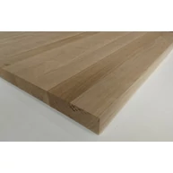 Táblásított tölgyfa TM 37 mm 1250x440 mm A min. 0,55 m2 asztallap HU++