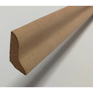 Szegélyléc bükkfa P 20x40x1000 mm 10 db / 10 m / csomag fa szegőléc HOE5
