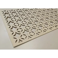 Díszítő falap nyárfa rétegelt lemez CA 570x1260 mm 0,718 m2/tábla perfet dekor apácarács RZ HU++