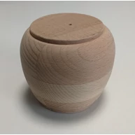 Bútorláb fa szekrényláb hordó bükkfa átm. 80x70 mm esztergált MF HU+