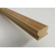 Lépcsőkorlát kapaszkodó omega vörösfenyő 43x55x2400 mm