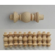 Polckorlát oszlop fenyőfa átm. 16x35 mm 10 db / csomag csapos 7.sz HEF