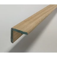 Gyalult pipaléc abachi fa 34x34x2700 mm ívelt éllel saroktakaró léc (marupa) JW*