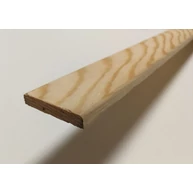Gyalult négyszögléc borovi fenyő  8x48x2000 mm E két ívelt éllel barkácsléc ALP34