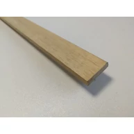 Gyalult négyszögléc kőrisfa  6x24x3000 mm E egy ívelt éllel  szegélyléc (koto) ALP12