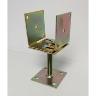 Oszloptartó talp lecsavarozható  70-125x100 mm Y állítható szintezős MMF HU++