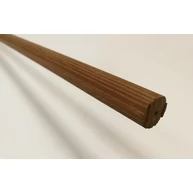 Fapálca fatipli farúd bordázott átm. 16x1700 mm mahagóni fa  ALP1