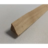 Gyalult sarokléc borovi fenyő 15x15x2000-2100 mm E sima háromszőgű léc ALP95