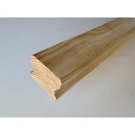 Lépcsőkorlát kapaszkodó omega borovi 43x55x4000 mm HT erdeifenyő kézcsúsztató HU+