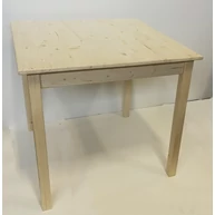 Asztal fenyőfából 800x800x750 mm natúr felületű BZ HU++