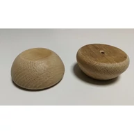 Bútorláb fa szekrényláb pogácsa tölgy átm.  70x30 mm kúpos HEF HU++