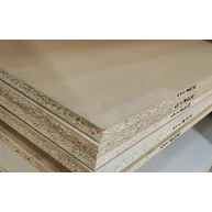 Forgácslap furnérozott kőris 19x1640x2060 mm 3,378 m2/ tábla KERESZTSZÁLAS bútorlap BH