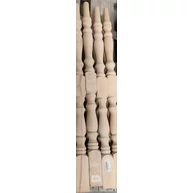 Lépcsőkorlát oszlop bükkfa  B6 közbenső 52x52x880 mm