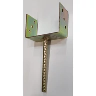 Oszloptartó talp betonozható 150x 70 mm Y horganyzott MMF HU++