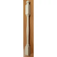 Lépcsőkorlát oszlop bükkfa H kezdő 70x70x1040 mm HEF