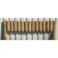 Ágyásszegély 200x1050 mm MINI átm. 70 mm fél lamella telített fenyő AKCIÓ GW