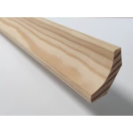Gyalult sarokléc lucfenyő 22x22x1500 mm homorú mintás szegély léc ALP27  ALP41