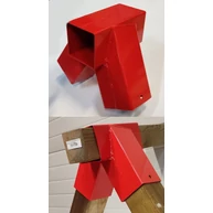 Hinta állvány összekötő vasalat 90x90 mm ferde MMF
